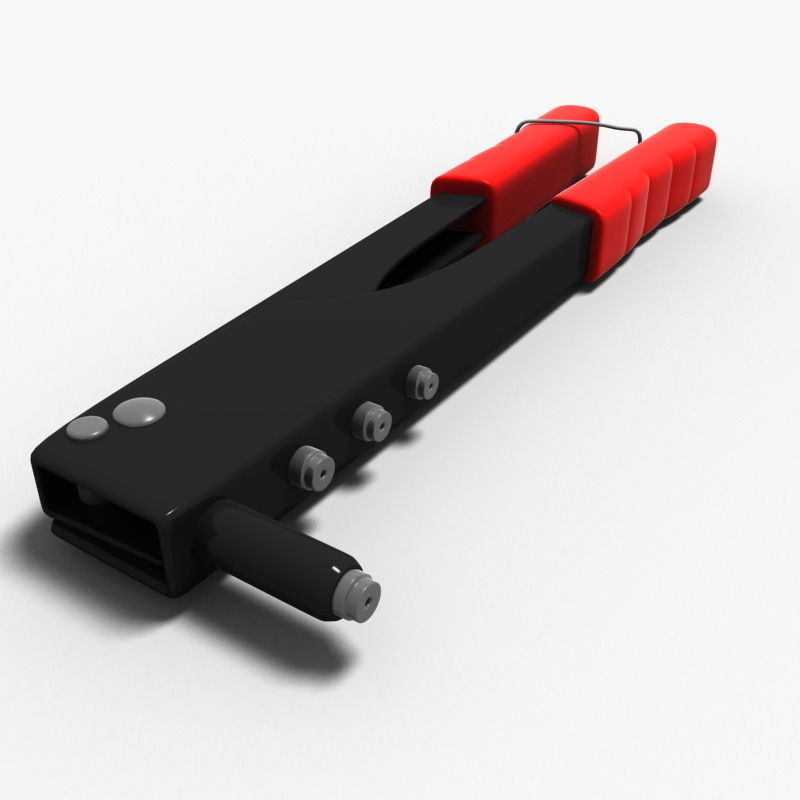 Riveter pliers 3D model_2
