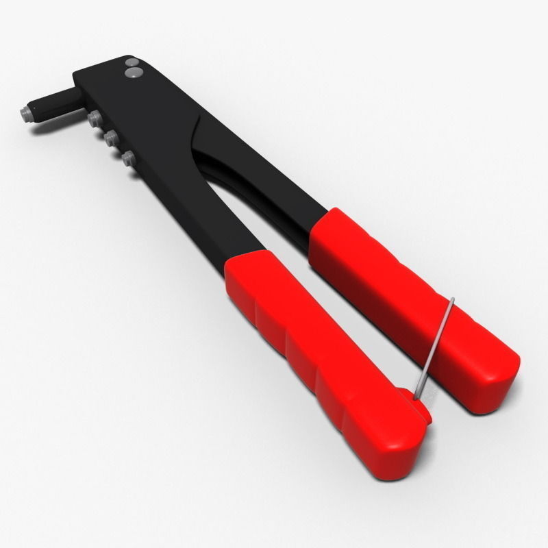 Riveter pliers 3D model_1
