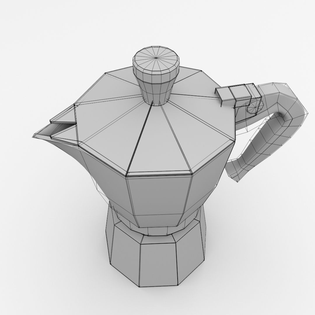 Moka Pot 3D model_4