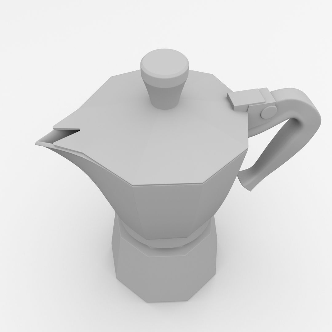Moka Pot 3D model_3