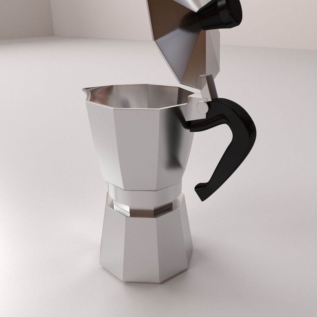 Moka Pot 3D model_1