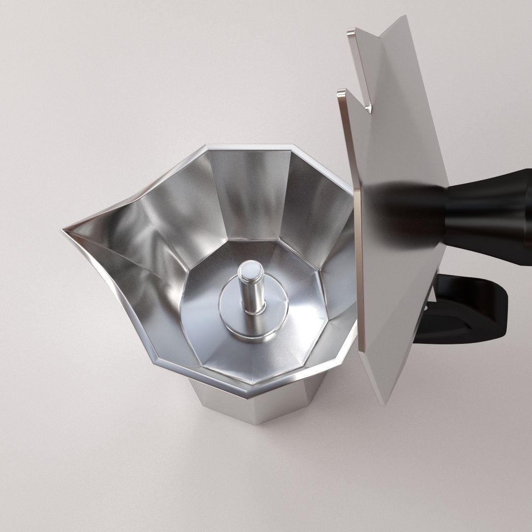 Moka Pot 3D model_2