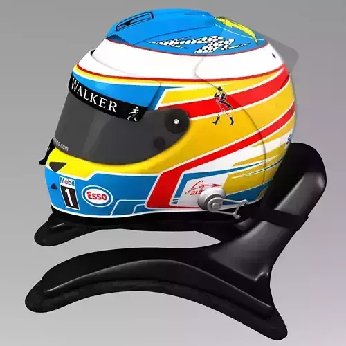 Fernando Alonso Helmet 2015