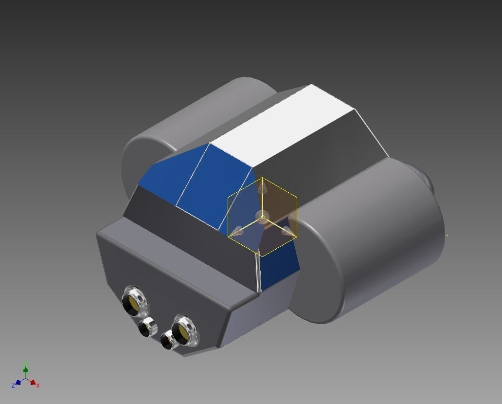 Submarine machine tool Free 3D model_0
