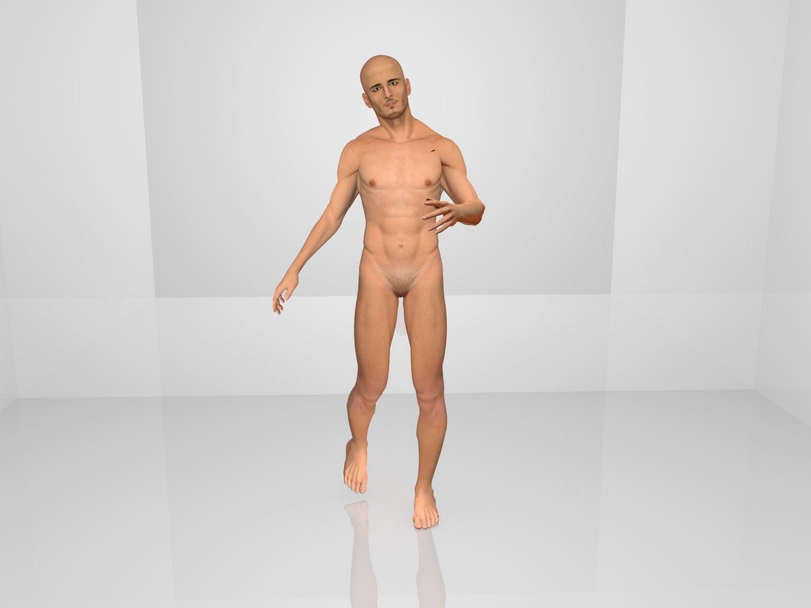 Human Rigged 3D model_6