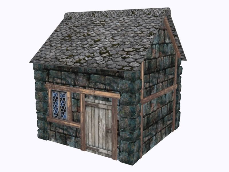 Stonehouse V1 Free 3D model_1