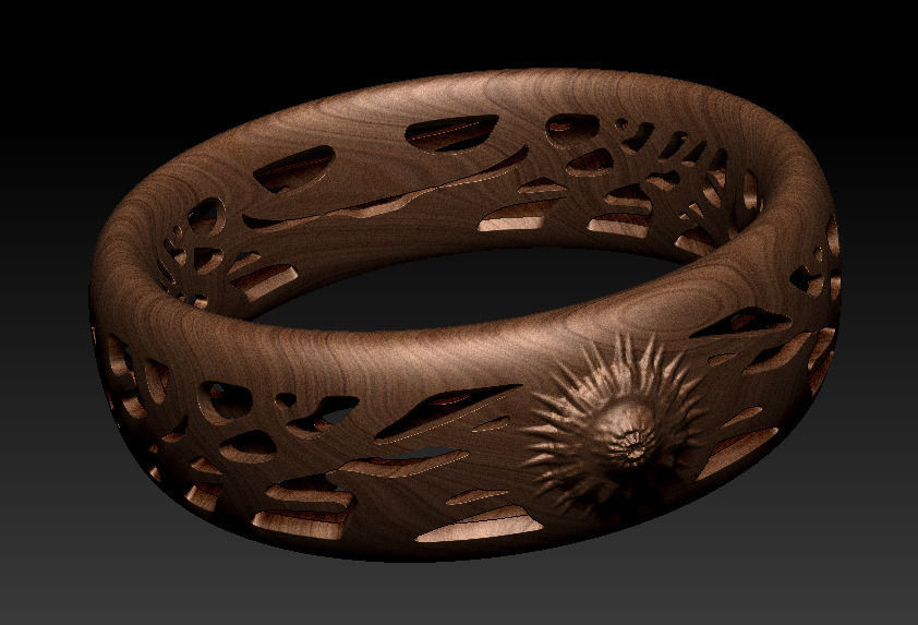 The spirit of the tree ring 3D print model_2