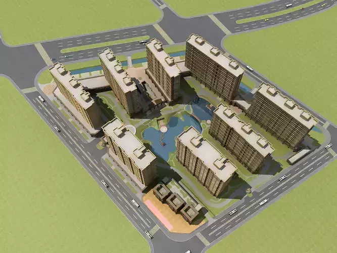 Architecture residential complex