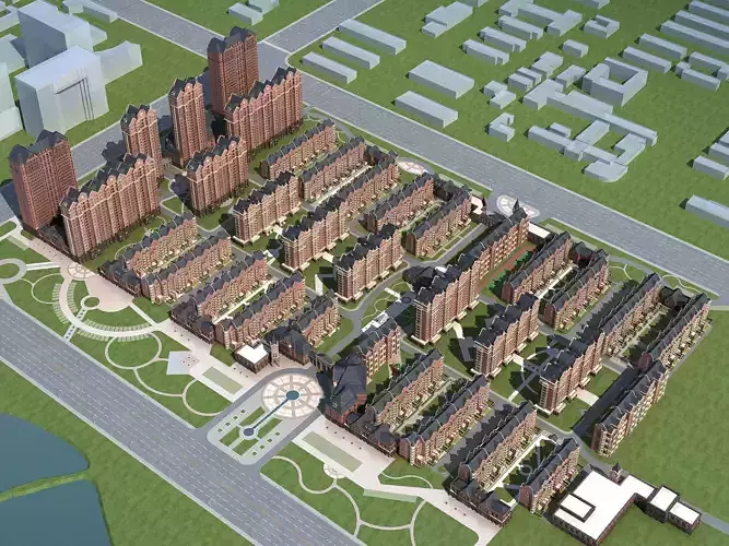 Architecture residential complex