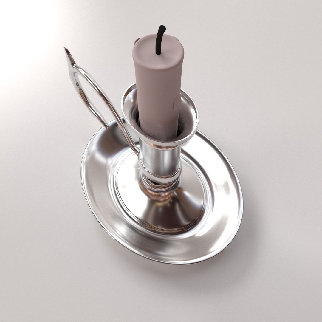 Candlestick V2 3D model_1