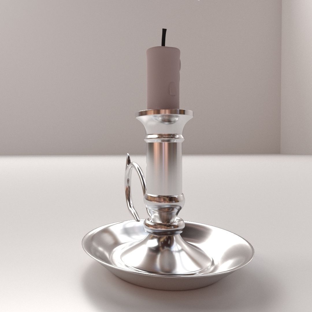 Candlestick V2 3D model_2