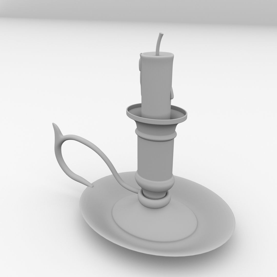 Candlestick V2 3D model_3