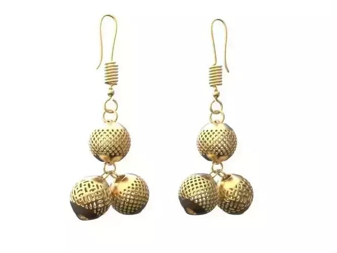 Earring Balls 3D print model