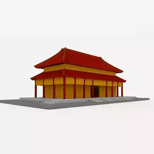 Chinese Style Building 3D model