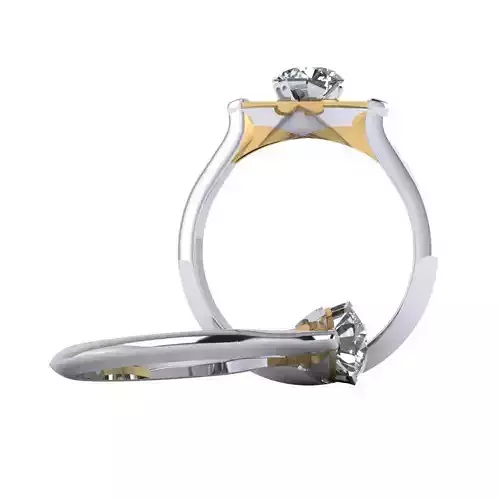 Batman and Harley Quinn inspired ring 3D model