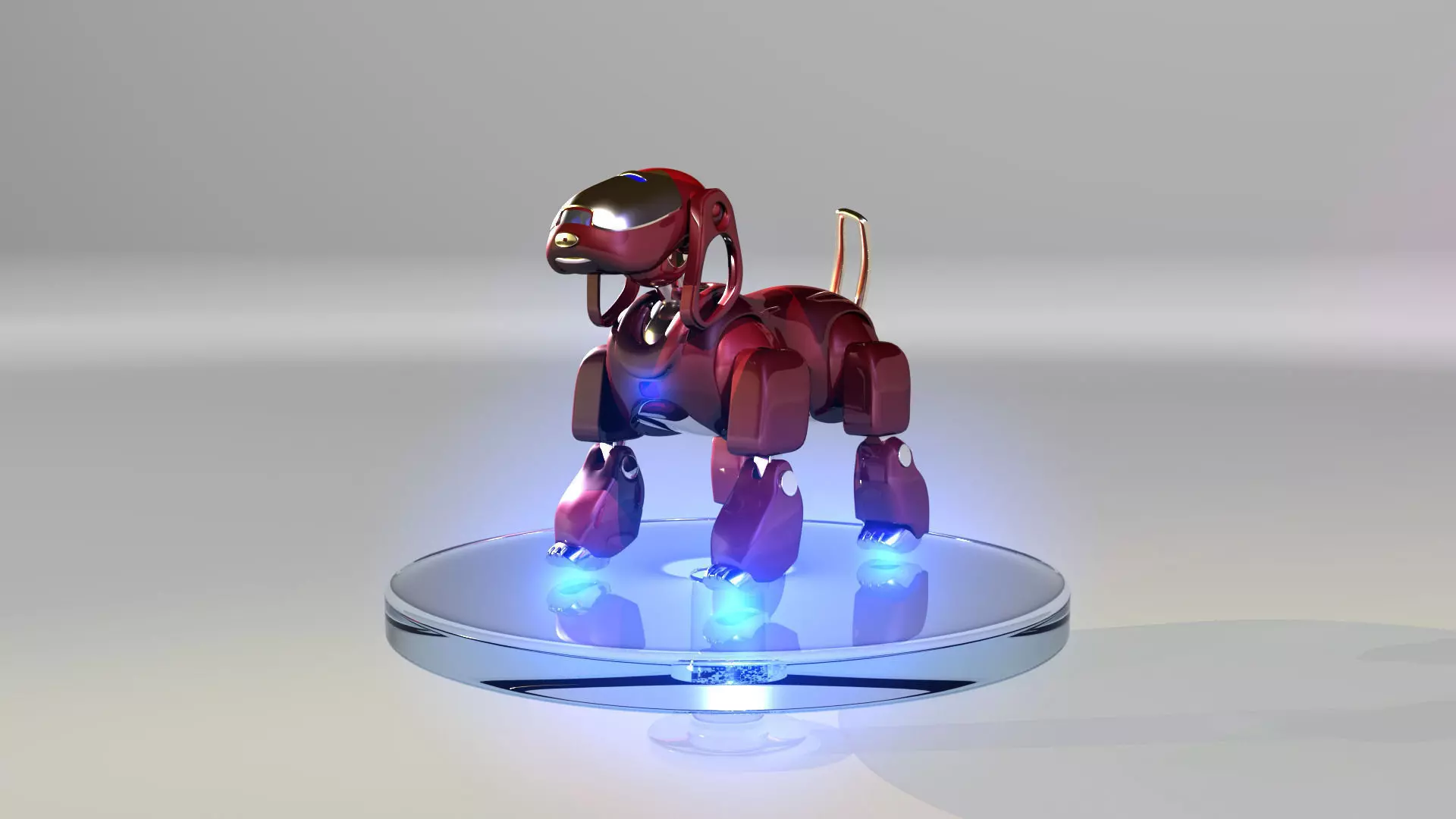 Iron dog 3D model_0
