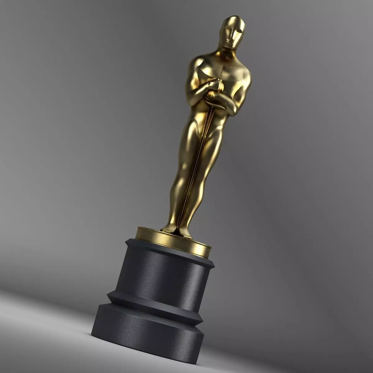 Oscar Trophy 3D model