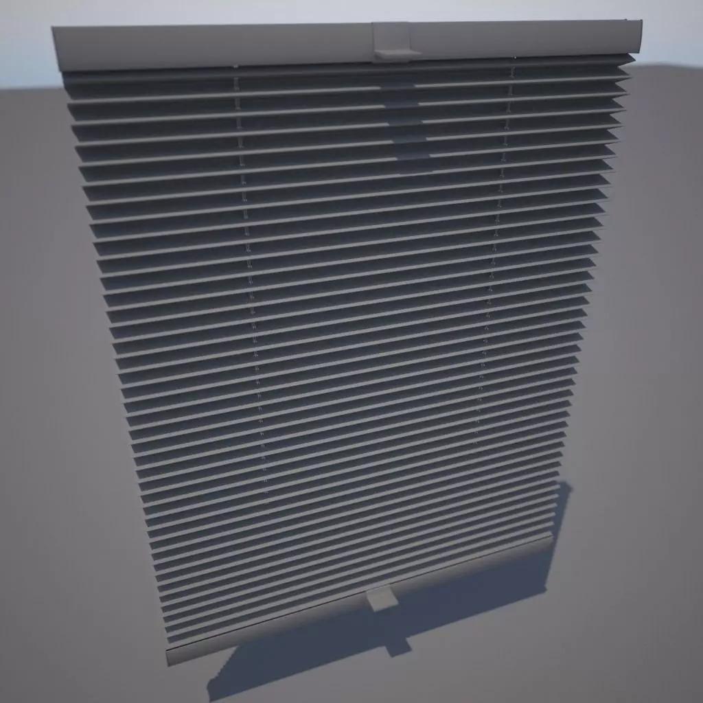 pleats window blind Free 3D model
