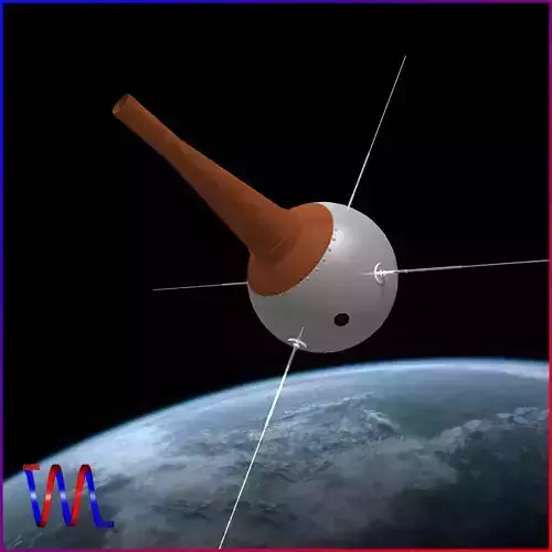 Vanguard III Satellite 3D model