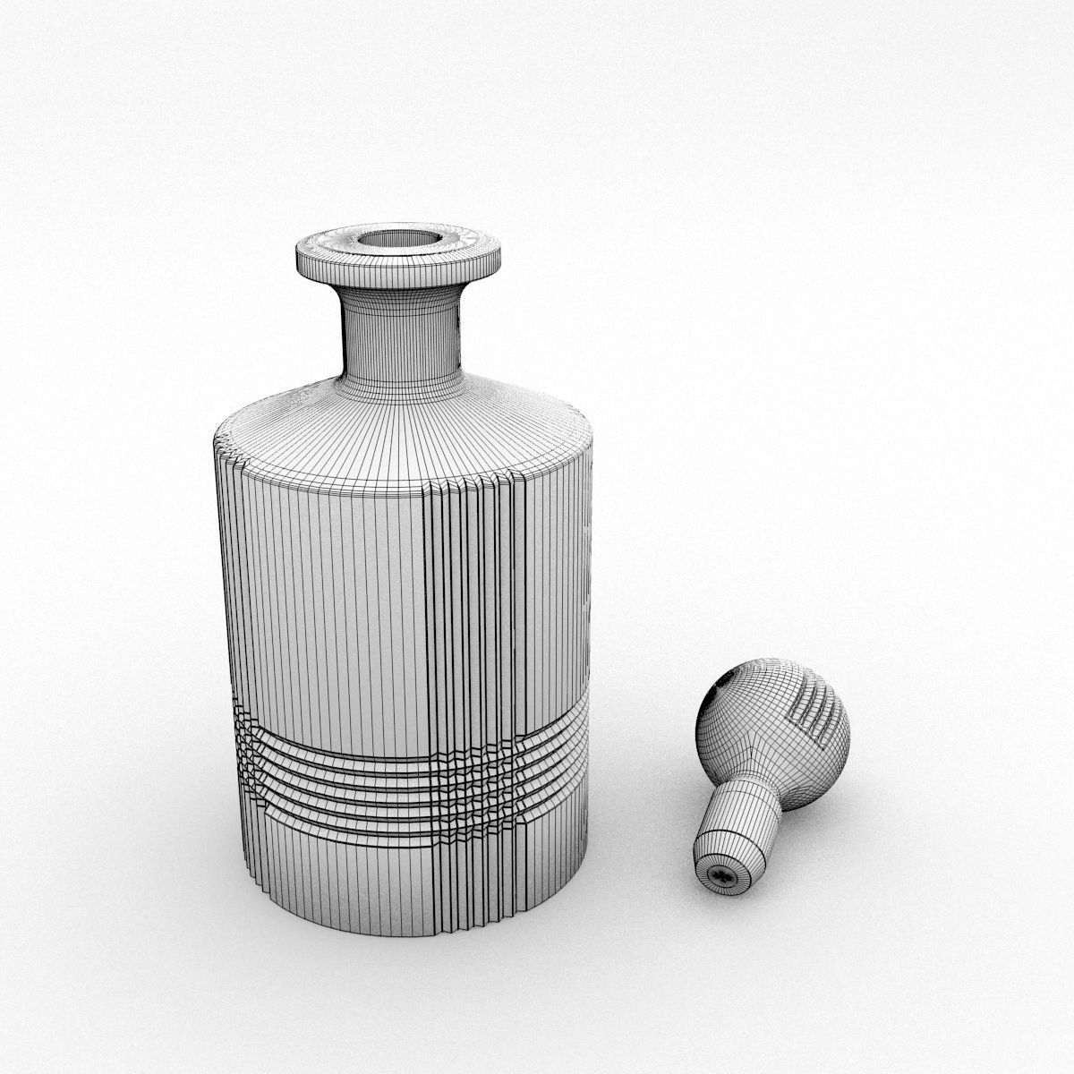 Whisky decanter - Ragaska 3D model_6