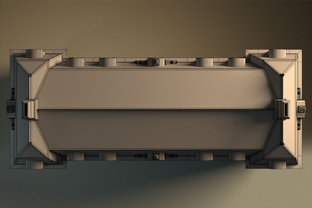 European building 03 Low-poly 3D model_32