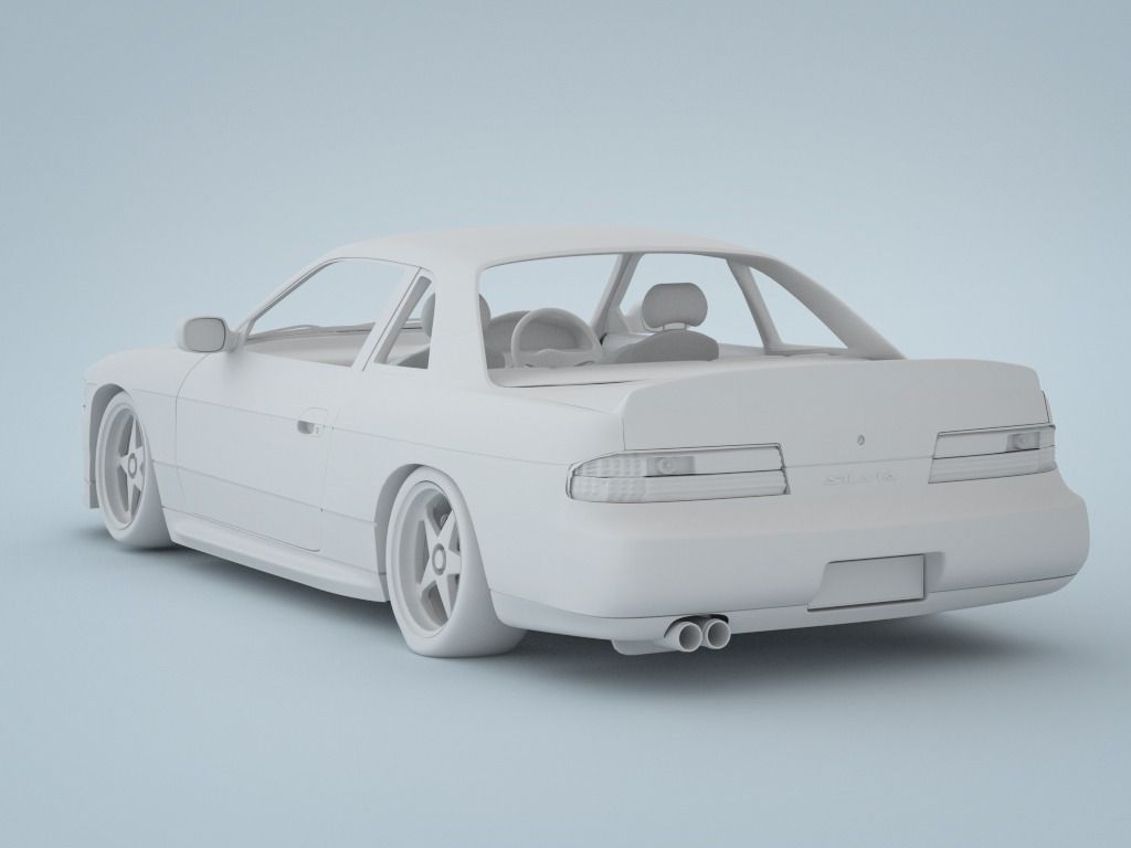 Nissan Silvia S13 1994 3D model_5