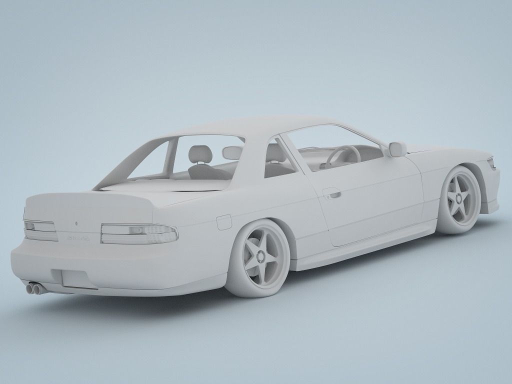 Nissan Silvia S13 1994 3D model_7