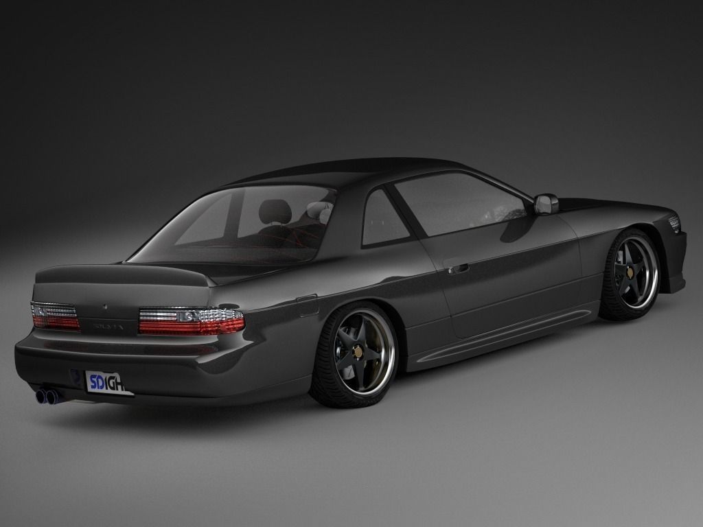 Nissan Silvia S13 1994 3D model_6