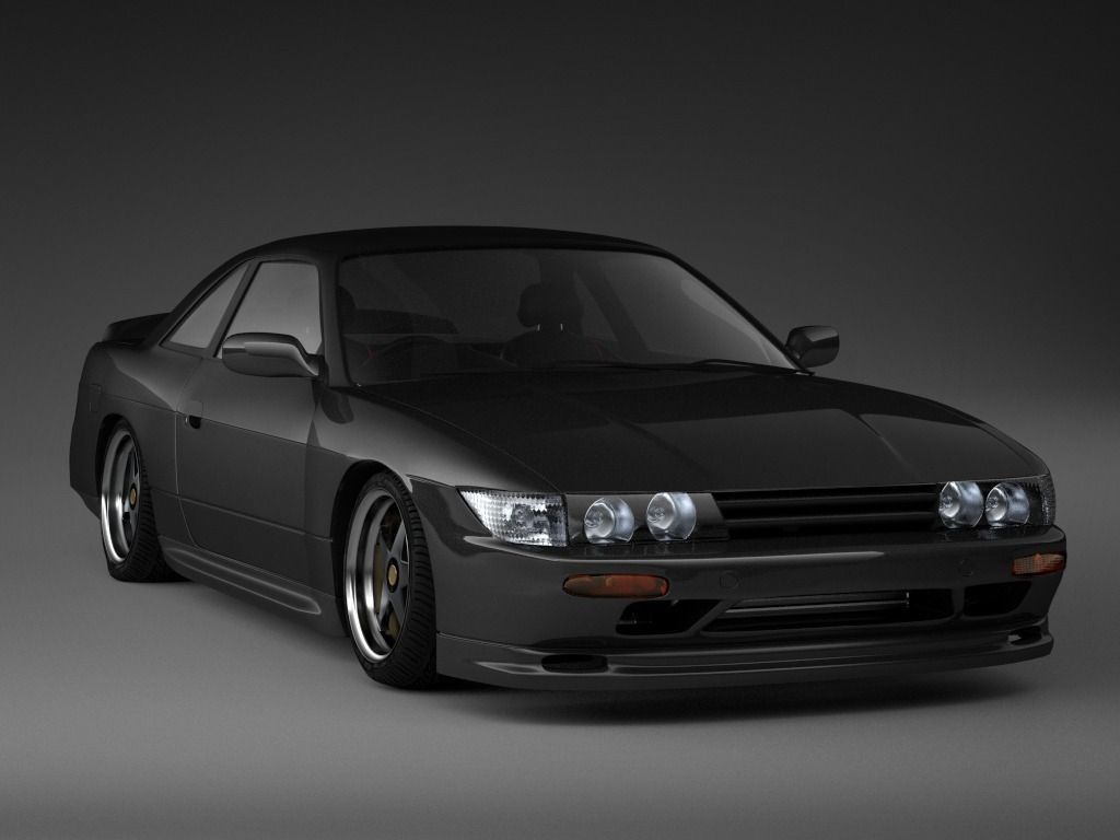 Nissan Silvia S13 1994 3D model_8