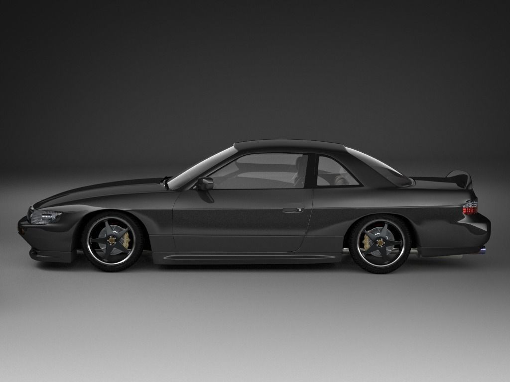 Nissan Silvia S13 1994 3D model_10