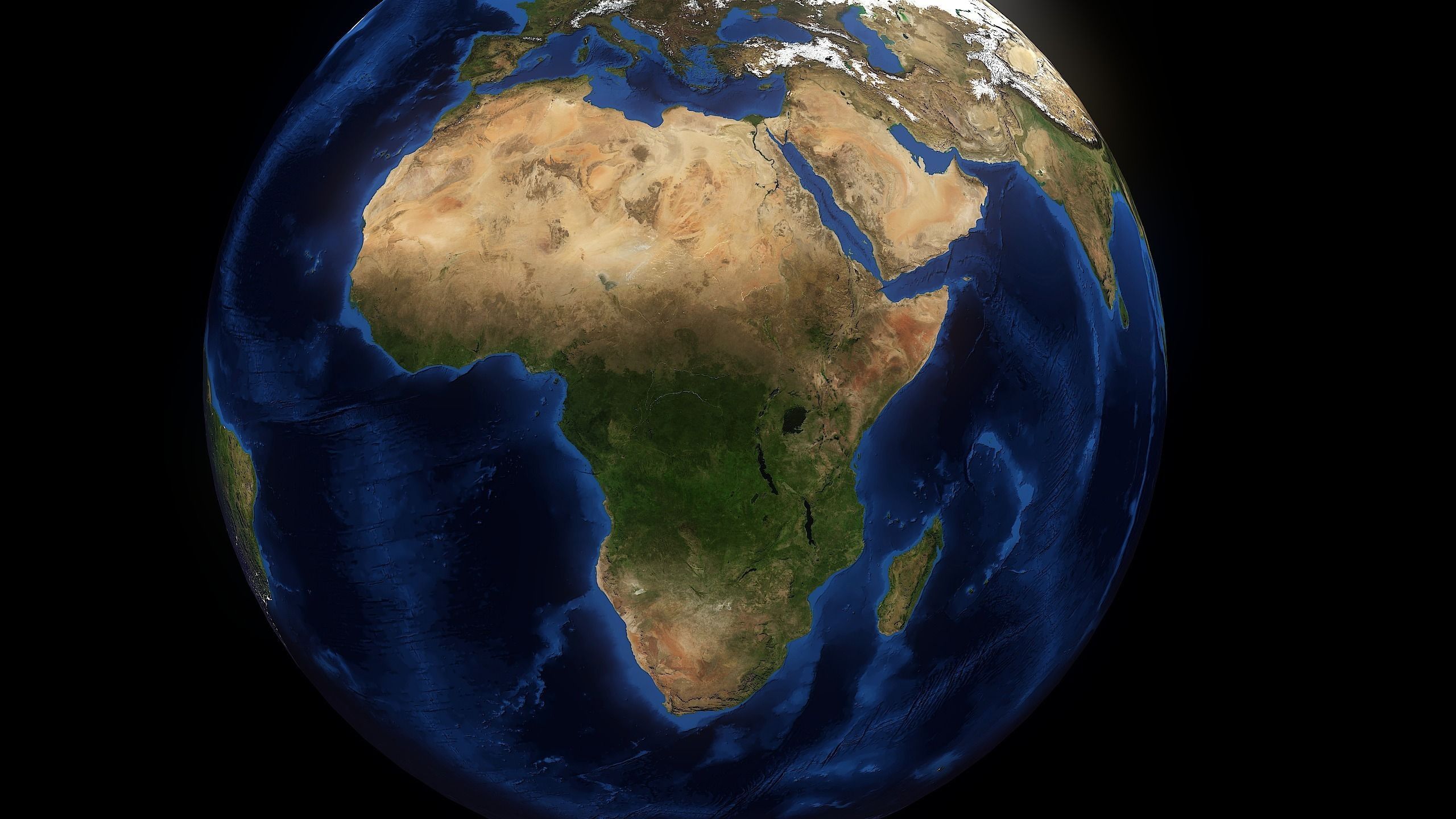 Earth 10k 3D model_2