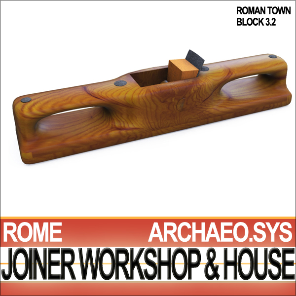 Ancient Roman Town Joiner Workshop House 3 2 3D model_15