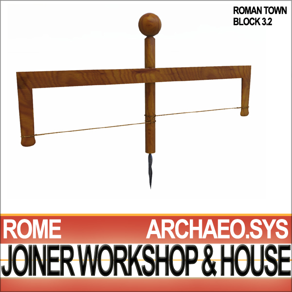 Ancient Roman Town Joiner Workshop House 3 2 3D model_18