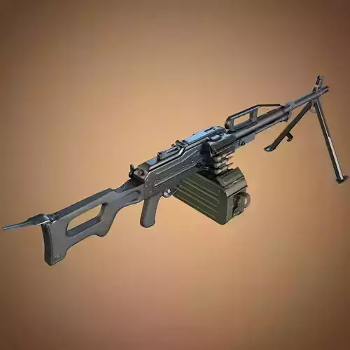 PKP Pecheneg Machine Gun 3D model