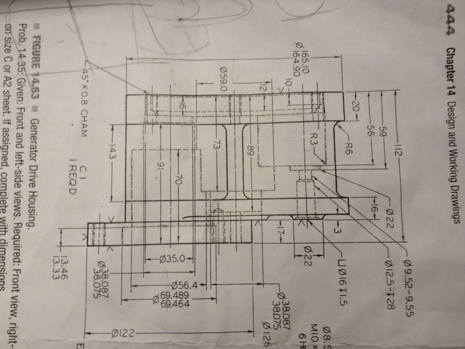 Generator Drive Housing Free 3D model_4