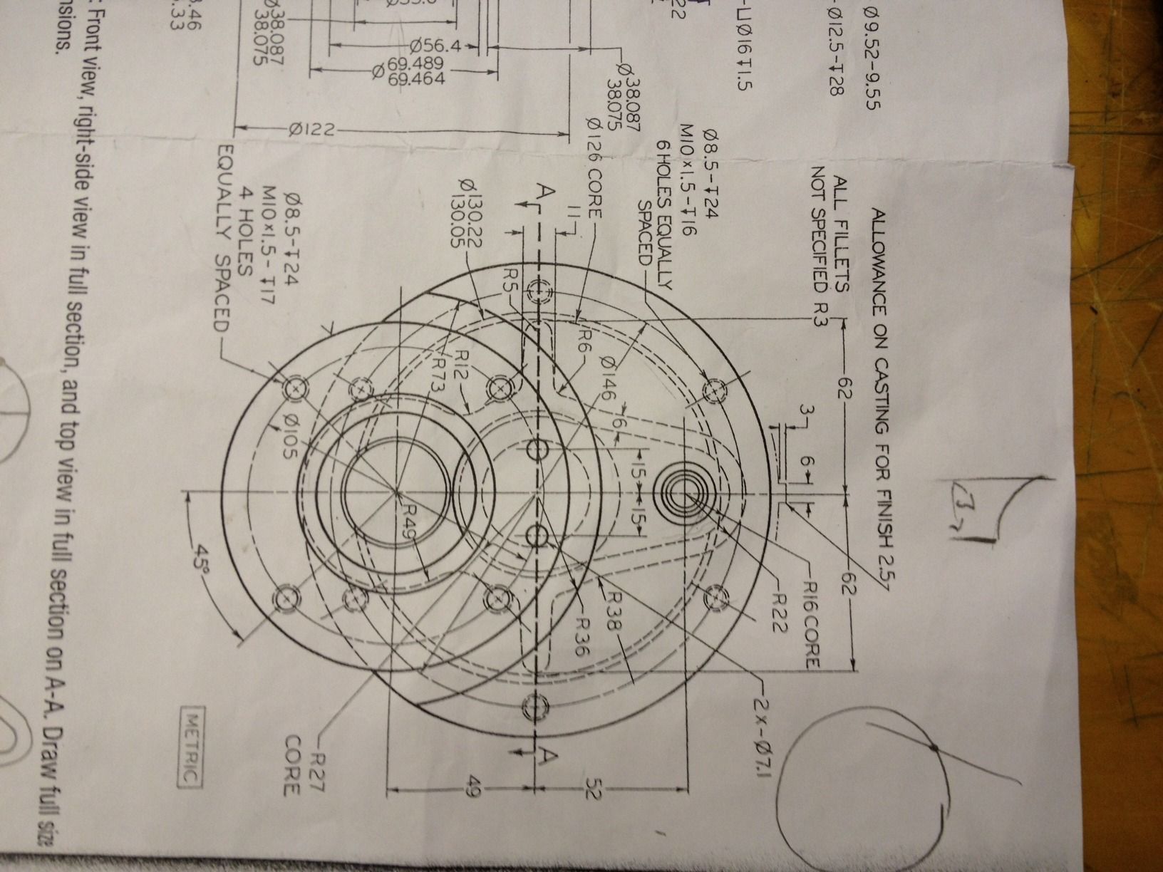 Generator Drive Housing Free 3D model_3
