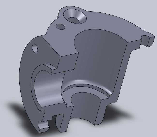 Strainer Body Free 3D model_1