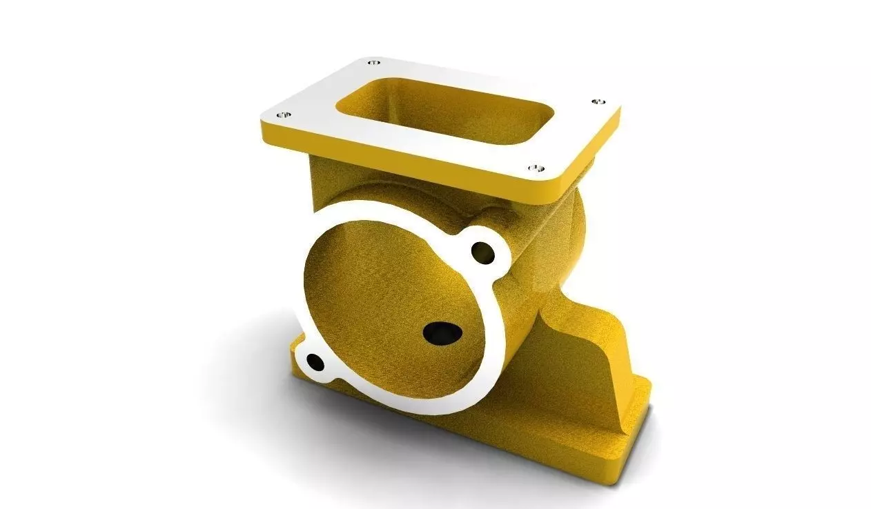 Cast Iron Block Free 3D model