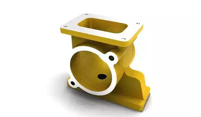 Cast Iron Block Free 3D model