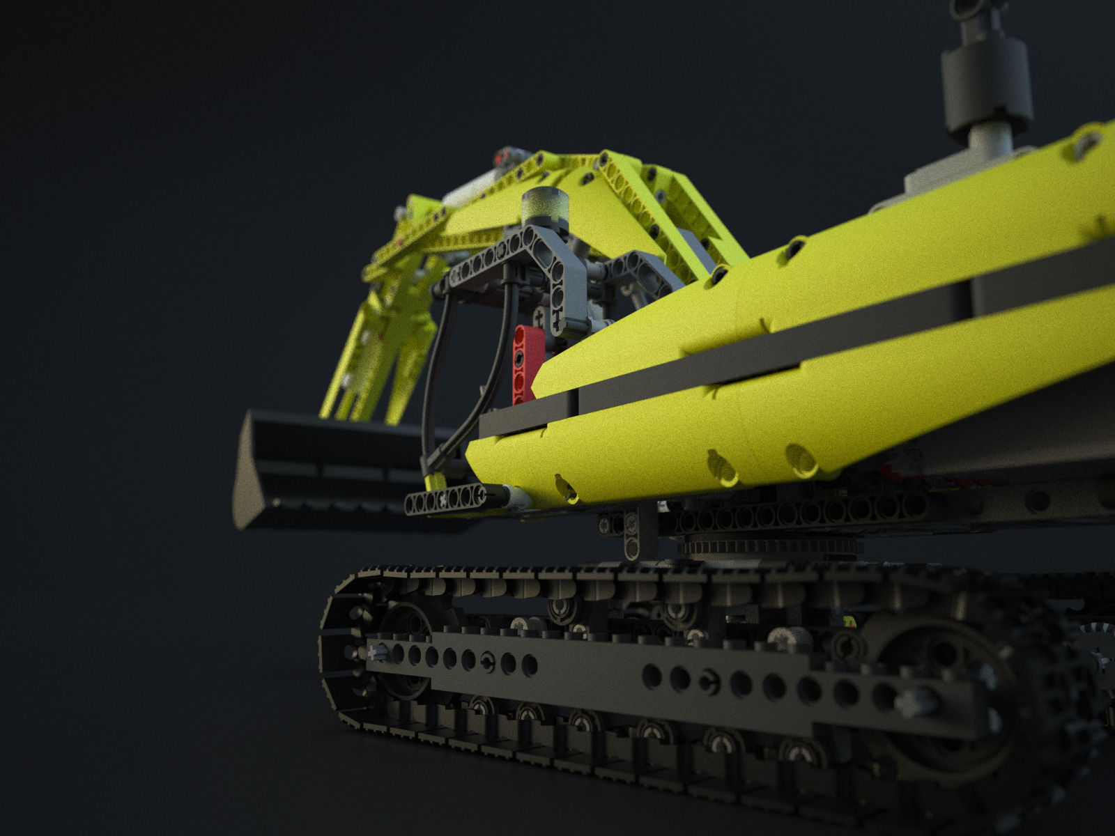 LEGO Technic - Motorized Excavator 3D model_7