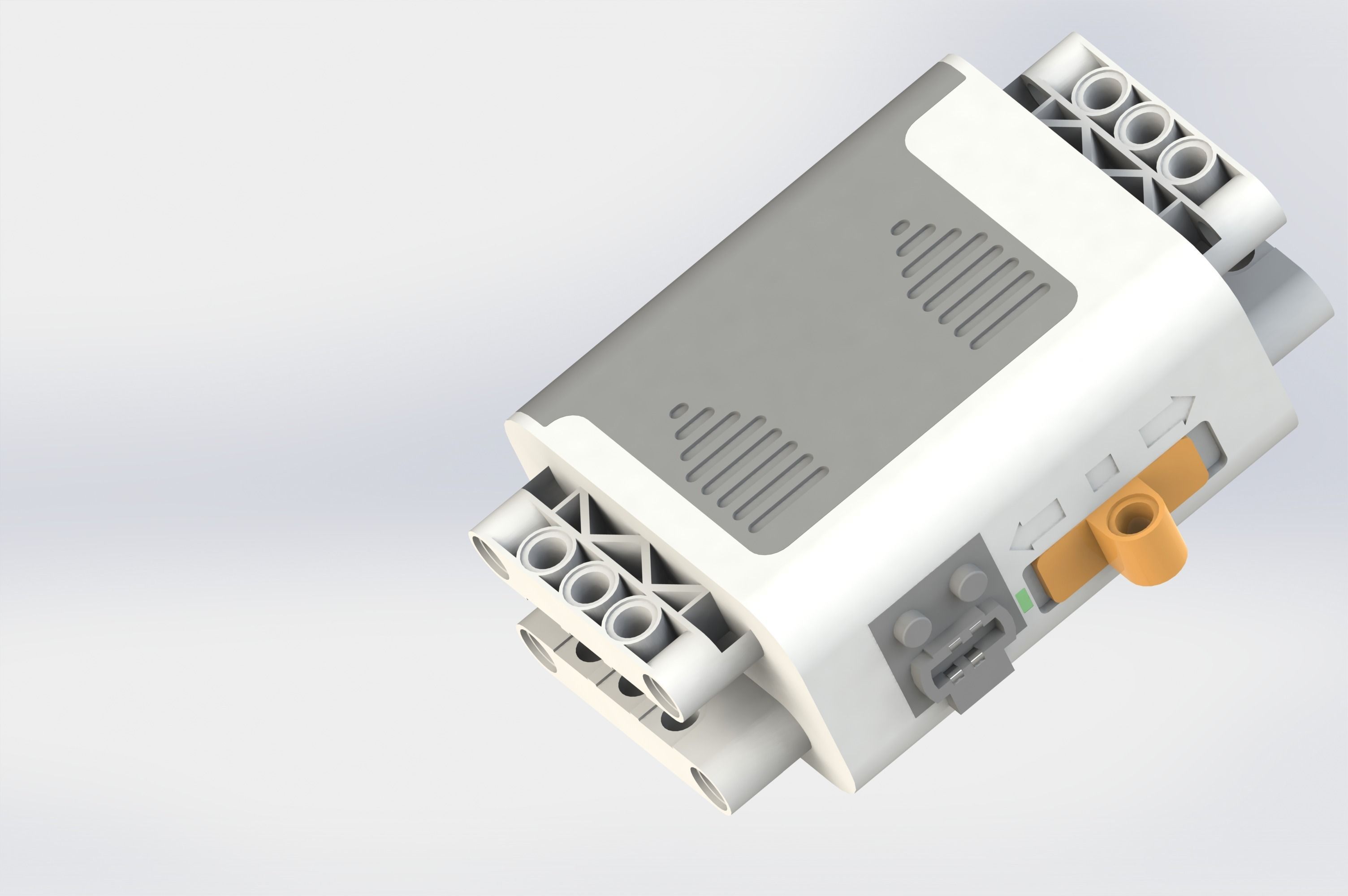 LEGO Battery Box Free 3D model