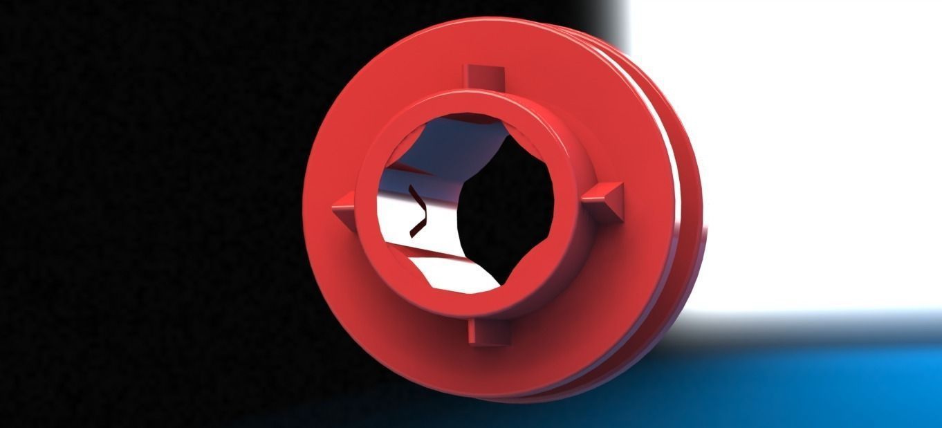 6539 Lego Technic Driving Ring Free 3D model_1