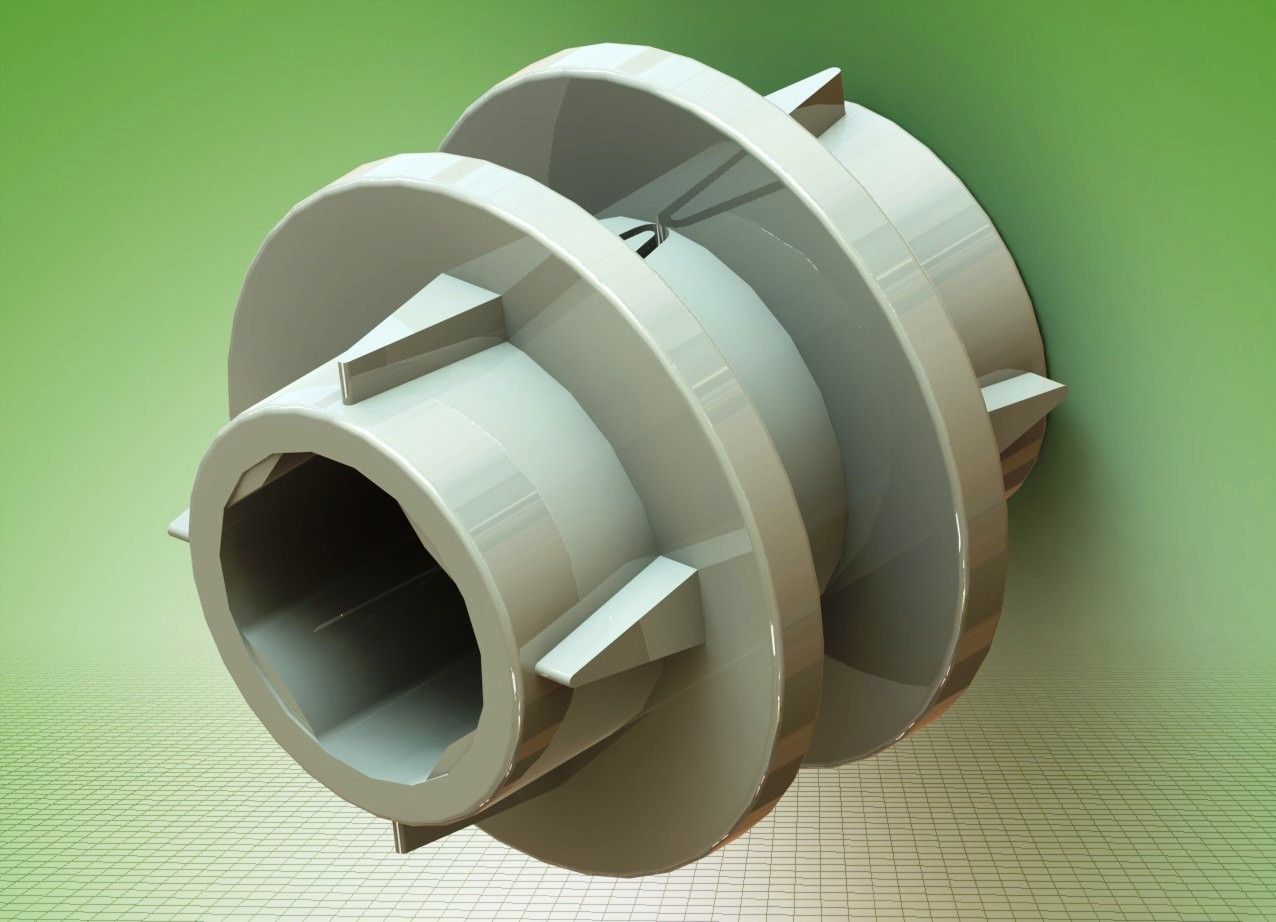 6539 Lego Technic Driving Ring Free 3D model_3