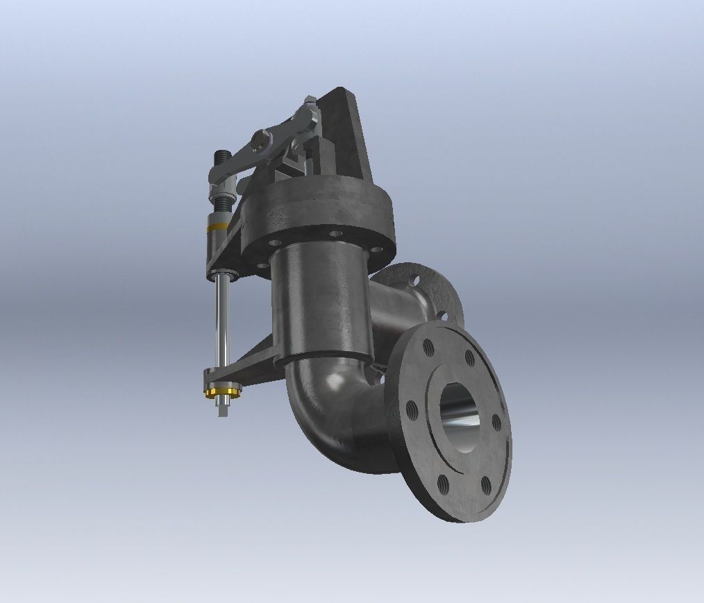 Feed Check Valve 3D model_2