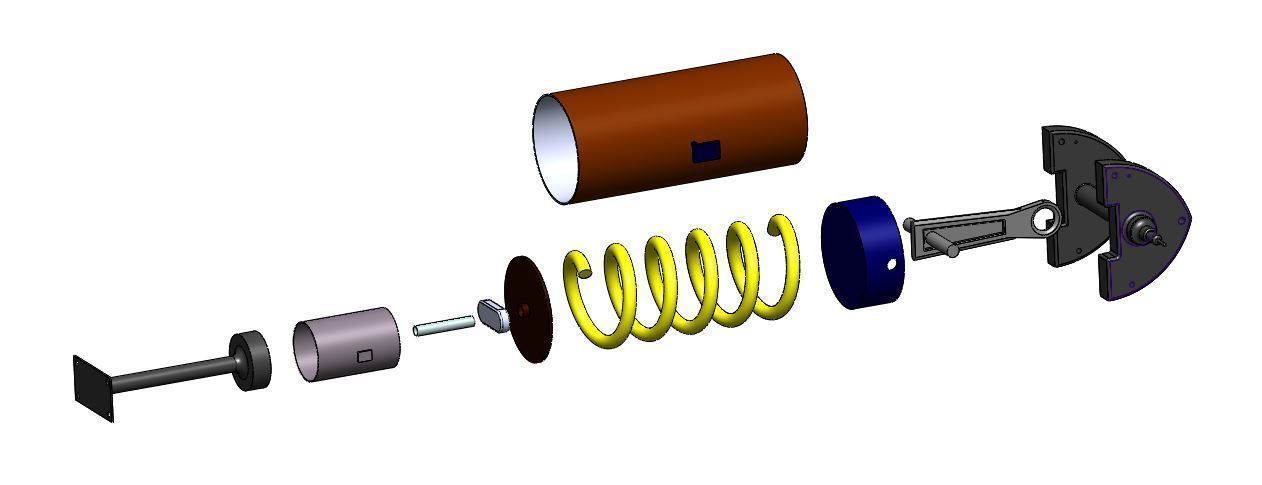 Using linear motion of spring Free 3D model_4