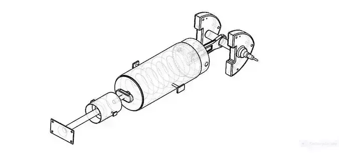 Using linear motion of spring