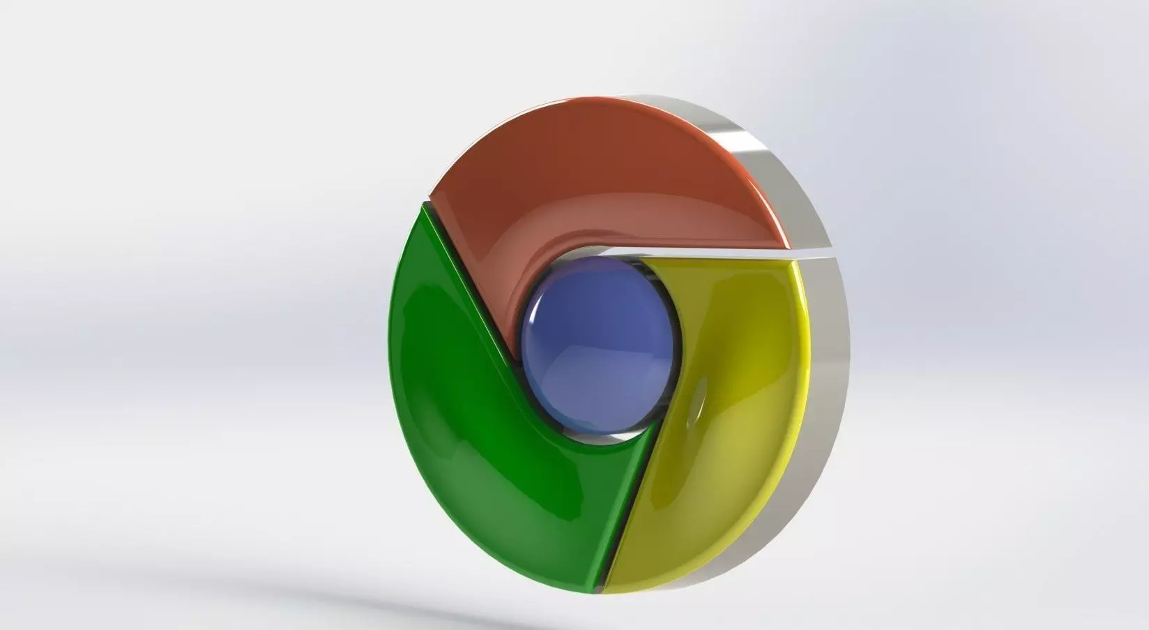 Google Chrome Icon Free 3D model_0