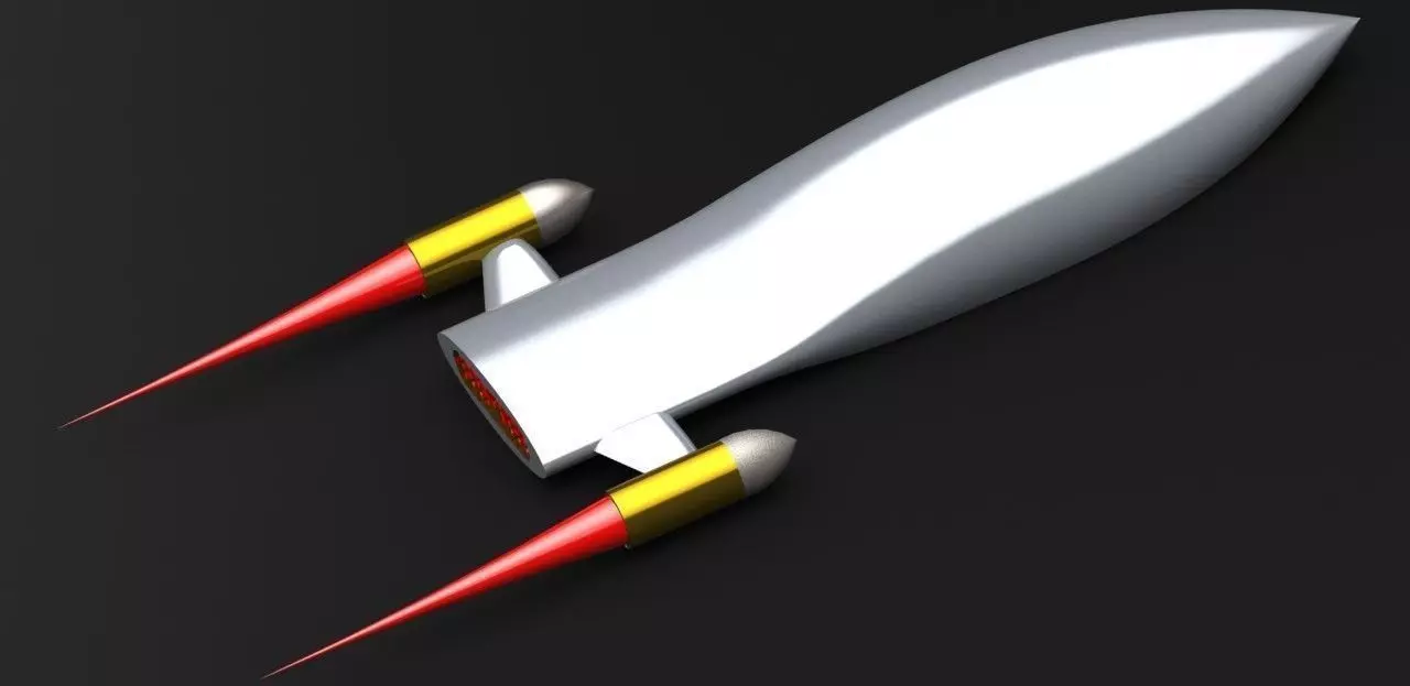 Smooth Spaceship Free 3D model