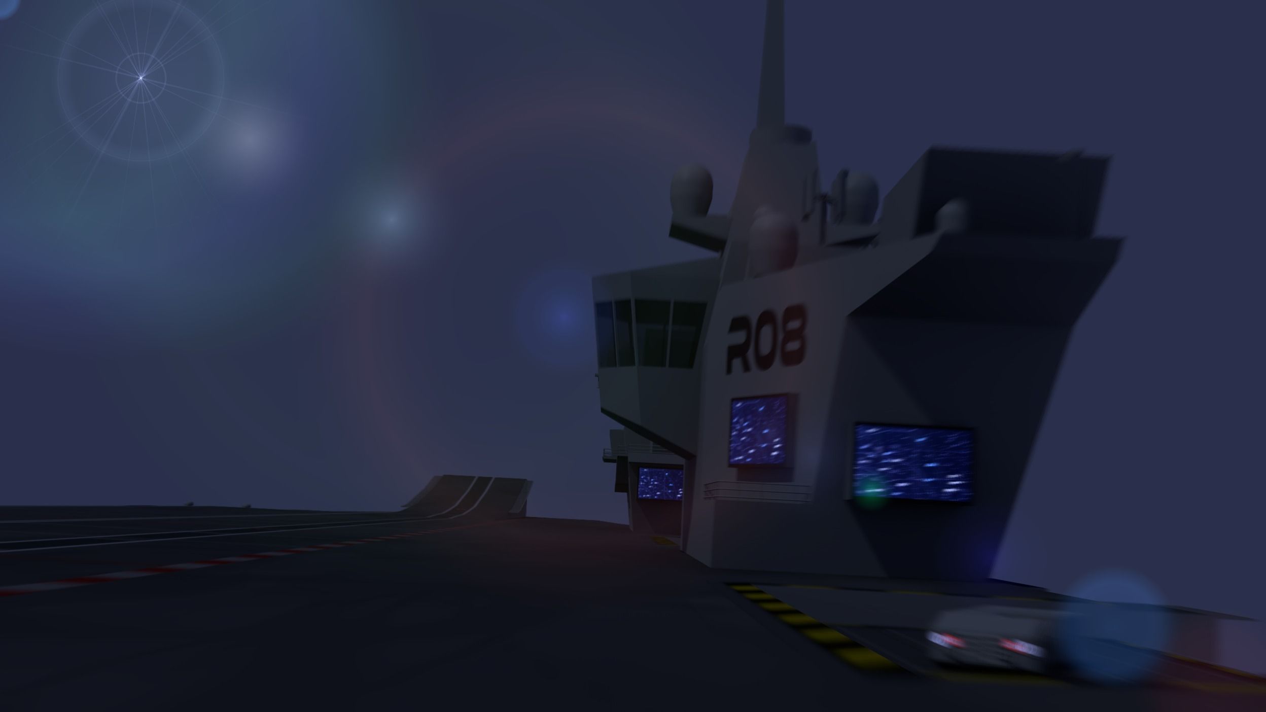 HMS Queen Elizabeth Aircraft Carrier 3D model_5