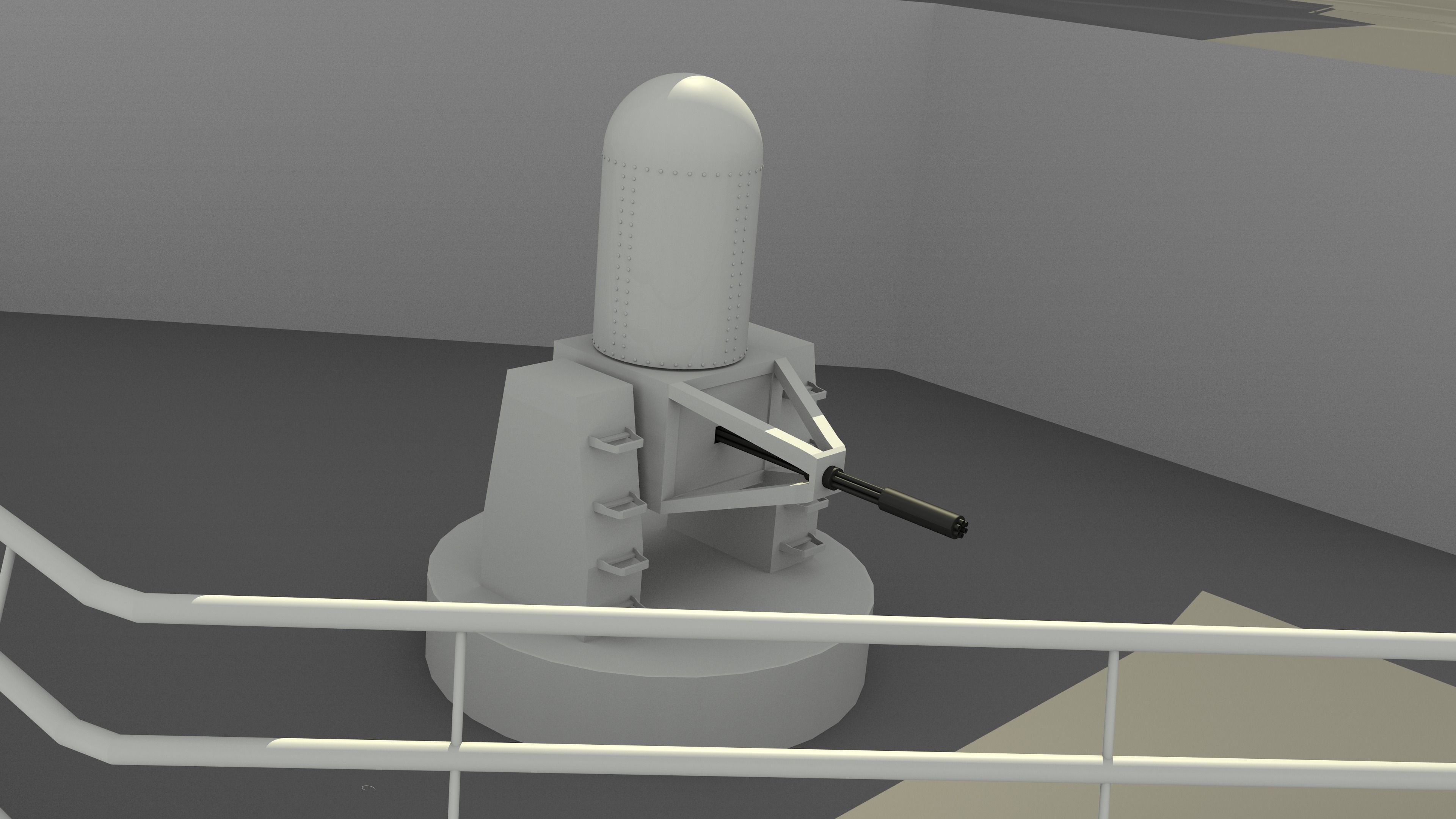 HMS Queen Elizabeth Aircraft Carrier 3D model_15